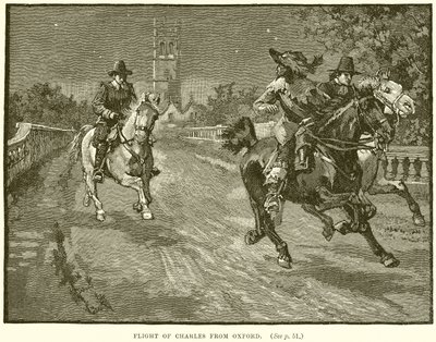 Huida de Carlos de Oxford de English School