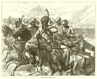 Huida de Hyder Ali de English School