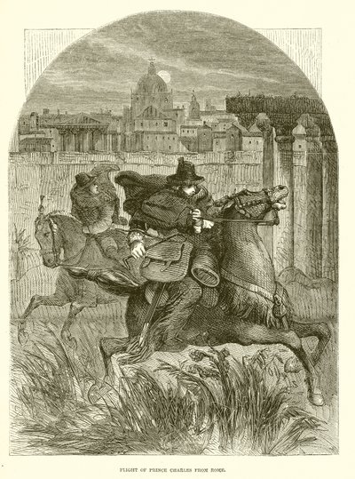 Huida del príncipe Carlos de Roma de English School