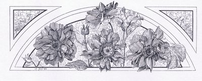 Diseños de flores, de The Magazine of Art 1893, Cassell and Company, 1893 de English School