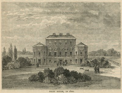Foley House en 1800 de English School