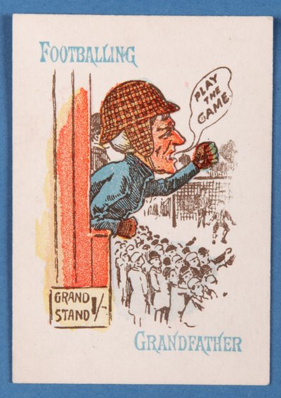 Abuelo futbolista, del juego de cartas Happy Families, c.1890-1900 de English School