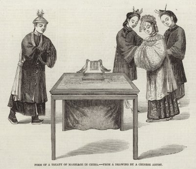 Forma de un tratado de matrimonio en China de English School