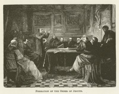 Formación de la Orden de los Jesuitas de English School