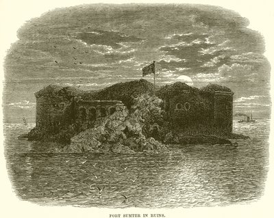 Fuerte Sumter en ruinas de English School