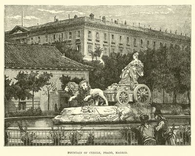 Fuente de Cibeles, Prado, Madrid de English School