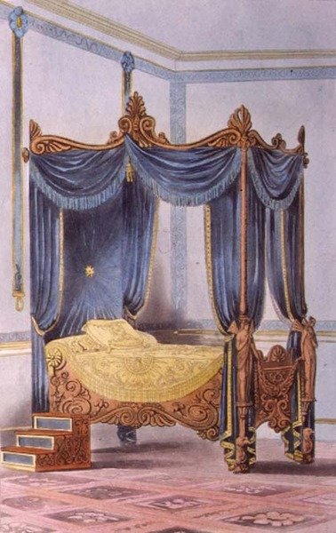 Cama con Dosel, lámina 186 de 