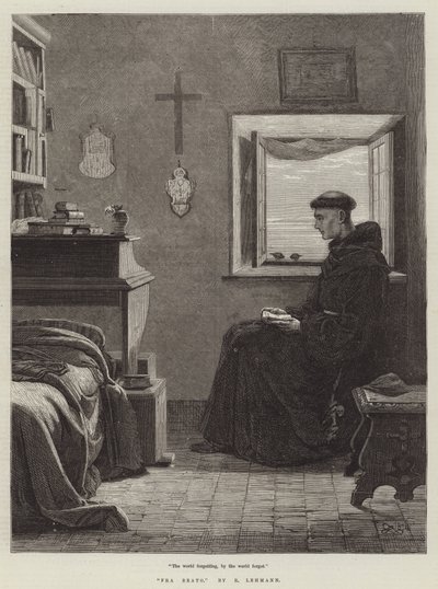 Fra Beato (grabado) de English School