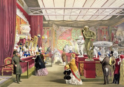 Francia No. 3, de Imágenes Comprensivas de la Gran Exposición de 1851 de Dickinson, publicada en 1854 de English School