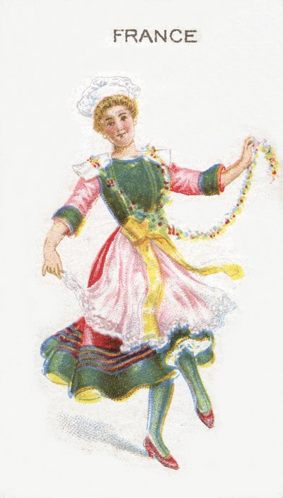 Francia, tarjeta de cigarrillos, 1915 de English School
