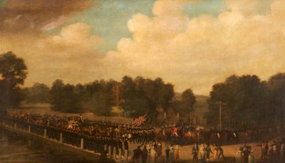 Francis Dukinfield Astley en Procesión como Alto Sheriff, c.1806-7 de English School