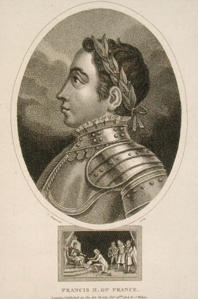 Francisco II (1544-60) de Francia (grabado) de English School