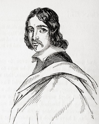Francis Moore, médico y astrólogo británico, de La vieja Inglaterra: A Pictorial Museum, pub. 1847 de English School