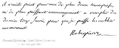 Francois Maximilian Joseph Isidore Robespierre, (n. 1759, decapitado 1794) de English School