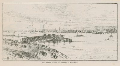 Ferry gratuito a través del Támesis en Woolwich de English School