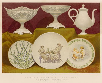Porcelana y loza francesa de English School