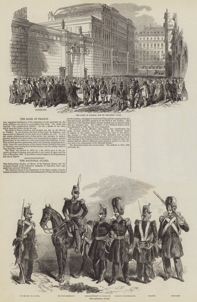 Revolución Francesa de 1848 (grabado) de English School