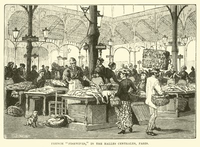 Pescaderas francesas, en las Halles Centrales, París de English School