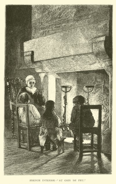Interior francés, Au Coin de Feu de English School