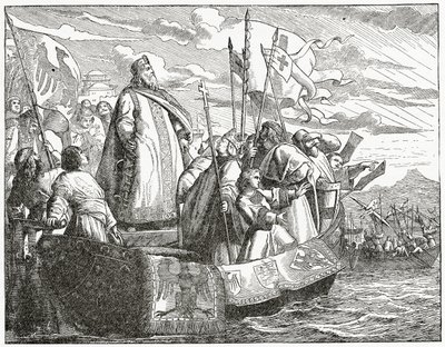 Friedrich cruzando a Asia Menor de English School