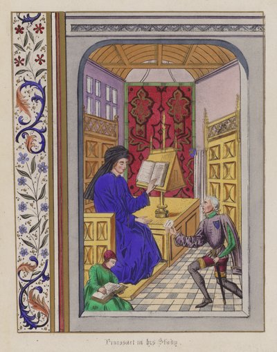 Froissart en su estudio de English School