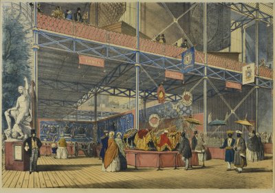 De "Imágenes Comprensivas de la Gran Exposición de 1851" de Dickinson, publicado en 1854 India No. 2, 1854 de English School