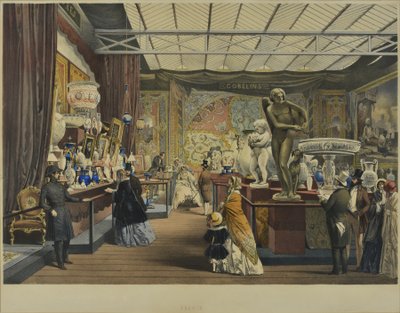 De "Imágenes Comprensivas de la Gran Exposición de 1851" de Dickinson, publicado en 1854 Francia, 1854 de English School