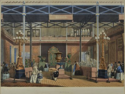 De "Imágenes Comprensivas de la Gran Exposición de 1851 de Dickinson", publicado en 1854 Rusia, 1854 de English School