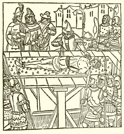 De la caída de los príncipes de Lydgate, 1494 de English School
