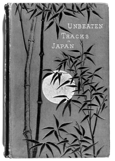 Portada de Unbeaten Tracks in Japan por Isabella Bird (1831-1904) primera edición, publicado por John Murray, 1880 de English School