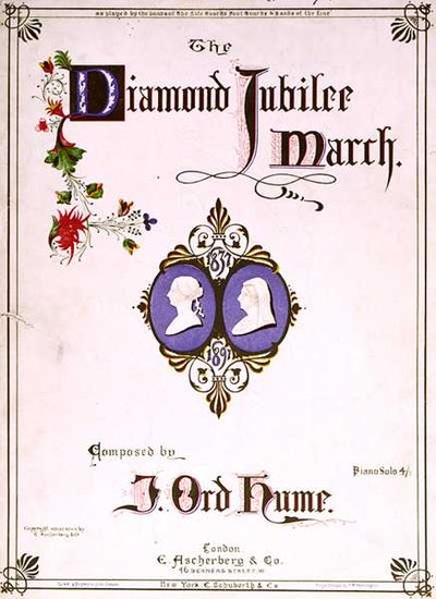 Portada de la partitura musical para 