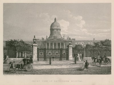 Vista frontal del Hospital de Bethlehem de English School