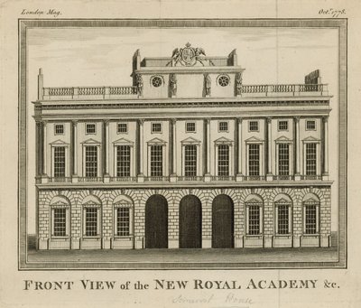 Vista frontal de la nueva Real Academia de English School