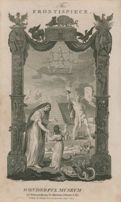 Frontispicio del Nuevo Museo Maravilloso y Revista Extraordinaria de English School