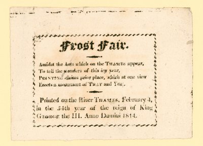 Feria de Hielo de 1814 de English School