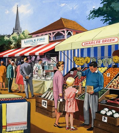 Vendedor de frutas de English School
