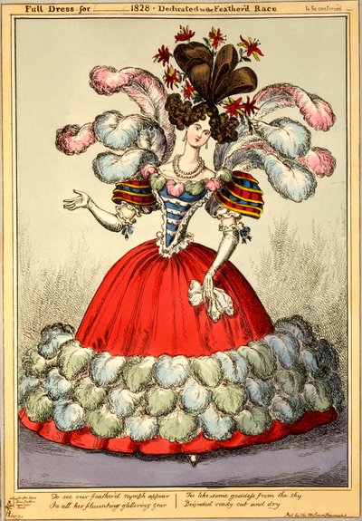 Vestimenta Completa para _ 1828 - Dedicada a la Raza Alada, 1828 de English School