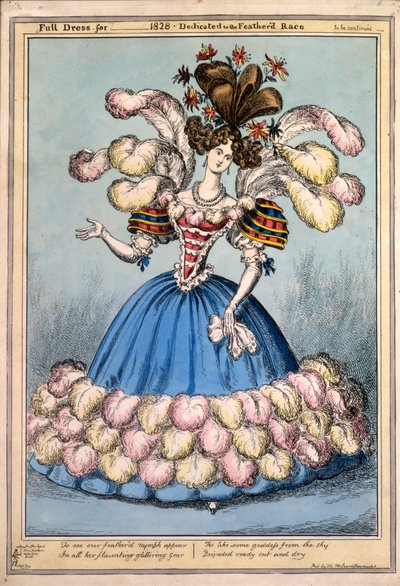 Vestimenta Completa para _ 1828 - Dedicada a la Raza Alada, 1828 de English School