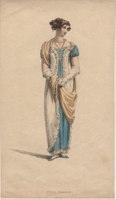 Vestido completo, 1817 de English School