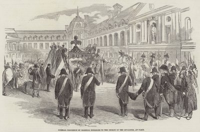 Procesión Fúnebre del Mariscal Exelmans a la Iglesia de los Inválidos, en París de English School
