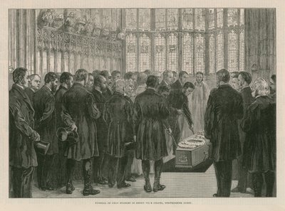 Funeral del Dean Stanley en la Capilla de Enrique VII de English School