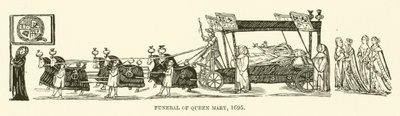 Funeral de la reina María de English School