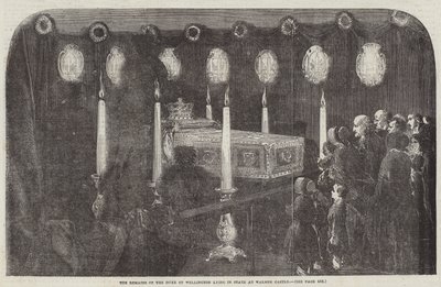 Funeral del Duque de Wellington (grabado) de English School