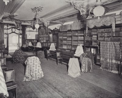 Departamento de cortinas y tapicería, Harrods de English School