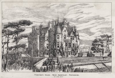 Casa Fyndynate, cerca de Aberfeldy, Perthshire de English School