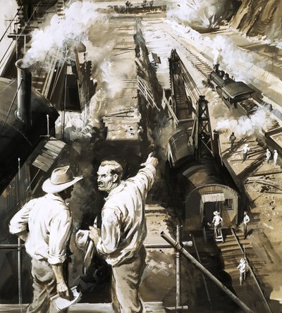 G. W. Goethals dirige la construcción del Canal de Panamá de English School