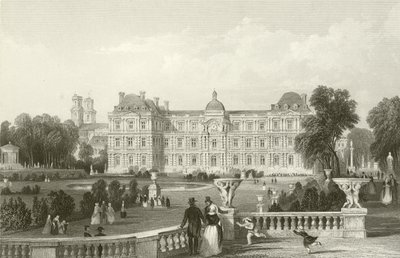 Jardín - Frente del Luxemburgo - París de English School