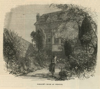 Jardín en la casa de William Hogarth de English School