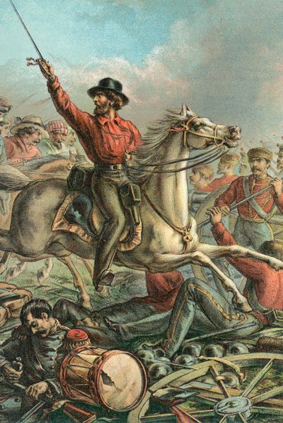 Garibaldi captura cuatro cañones franceses en Roma de English School