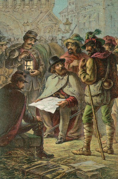 Garibaldi y los guías campesinos de English School